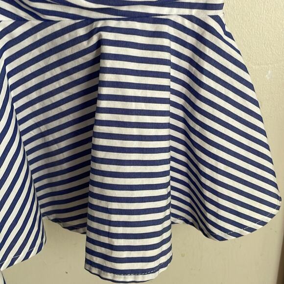 Veronica Beard Bell Bottom Ruched Striped Shirtdress - Picture 8 of 15